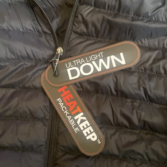 NWT Men’s Light Down Puffer L Black - Picture 6 of 9